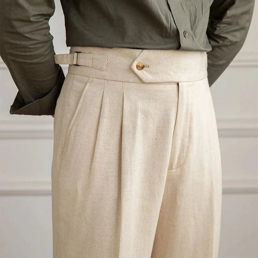 PALERMO PLEATED TROUSERS