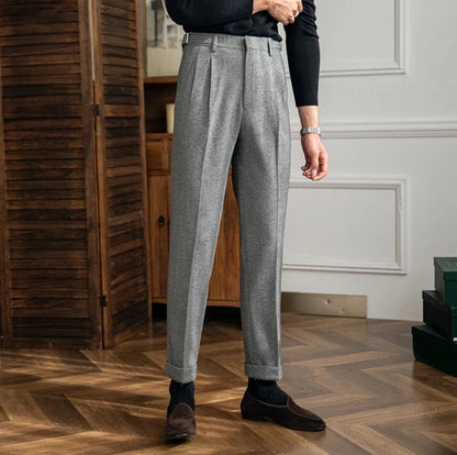 CAMBINO PLEATED TROUSERS