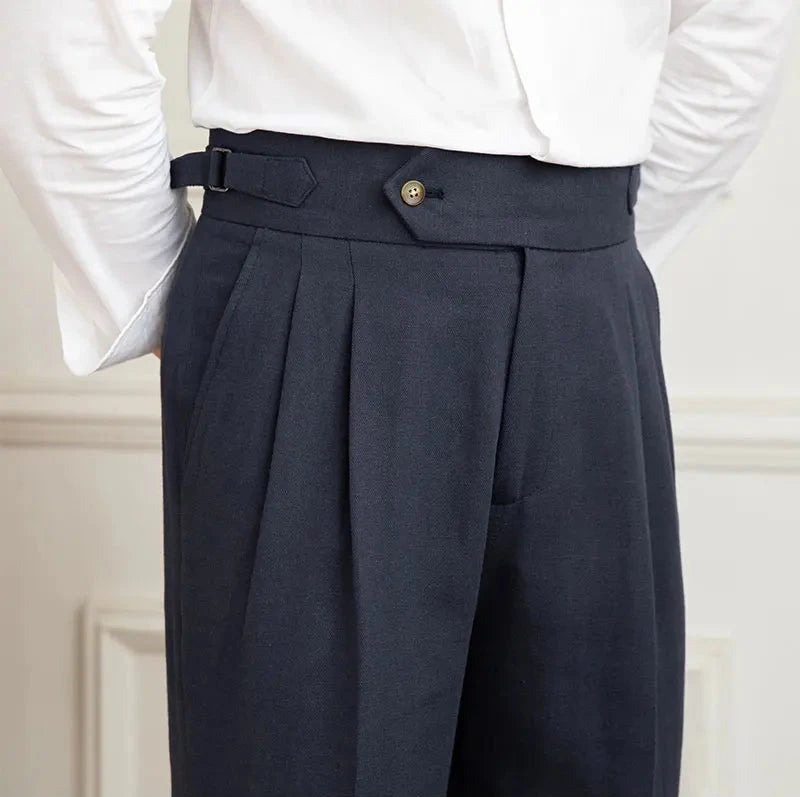 PALERMO PLEATED TROUSERS